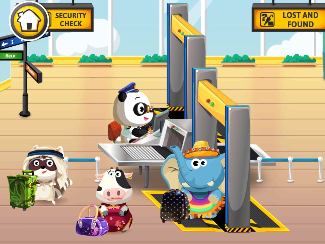 熊貓博士機場遊戲截圖