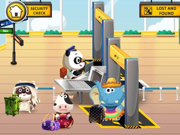 Dr. Panda Airport Game Screenshot