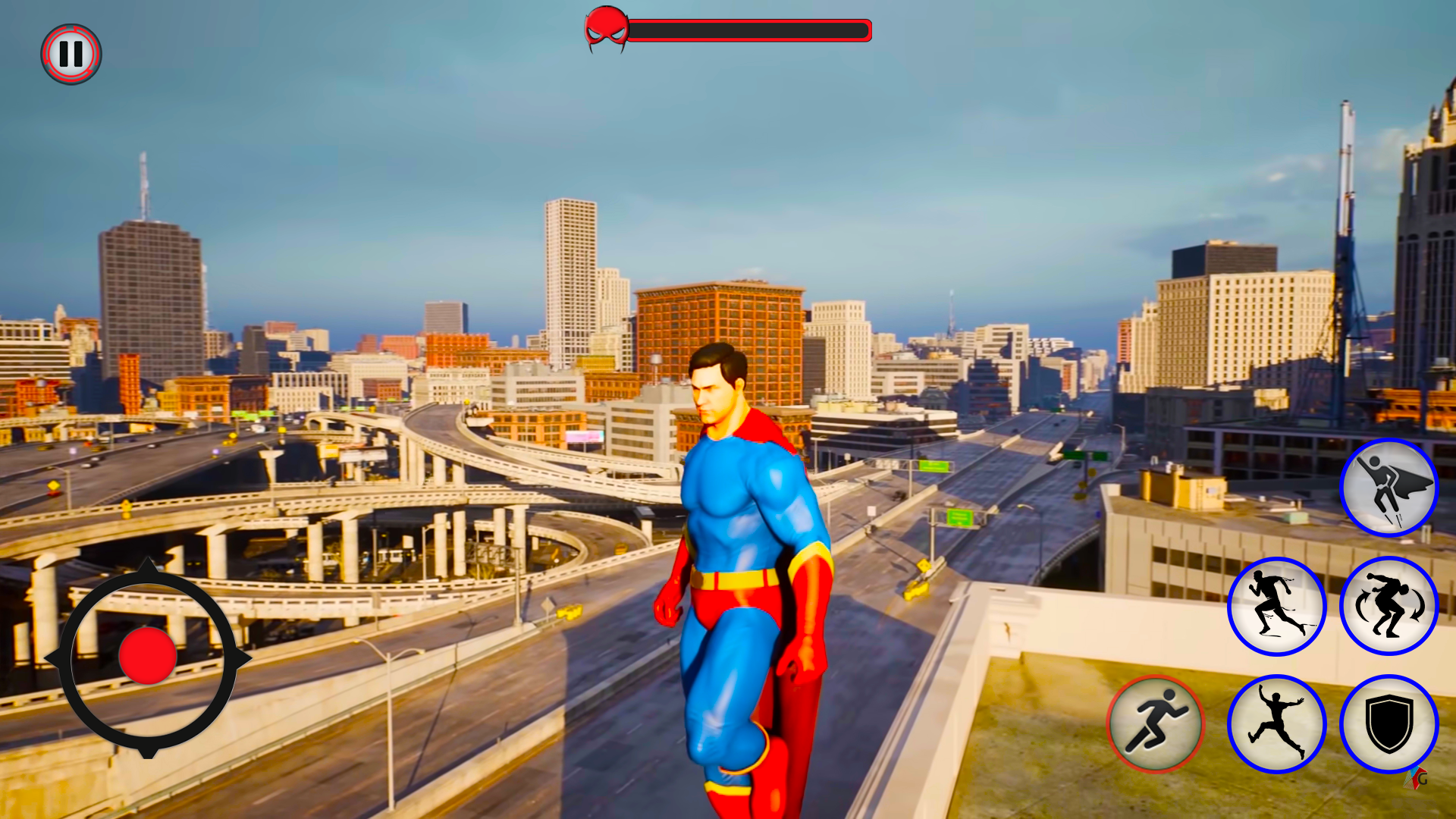 Cuplikan Layar Game Justice Fighter Superhero Game