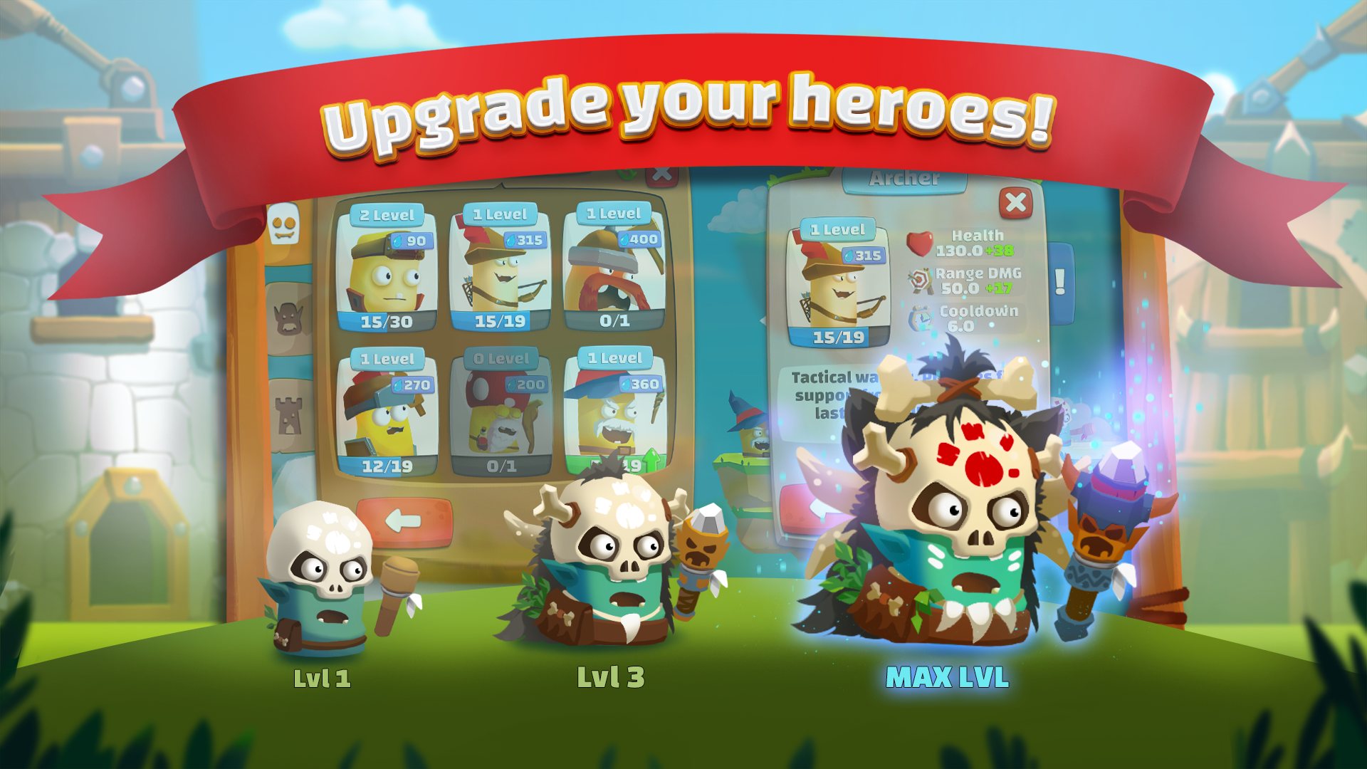 Tower Rush - online pvp strategy Game Screenshot