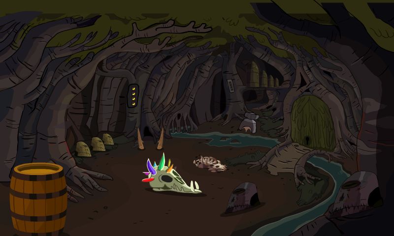 Cave Bear Escape 게임 스크린 샷