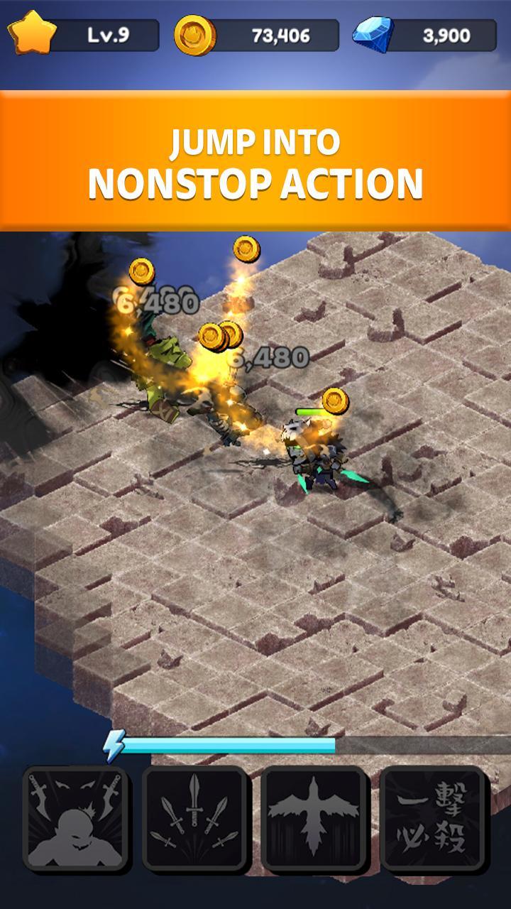 Screenshot 1 of RPG Terbiar Penyangak: Pertempuran Epik Dungeon 1.7.2
