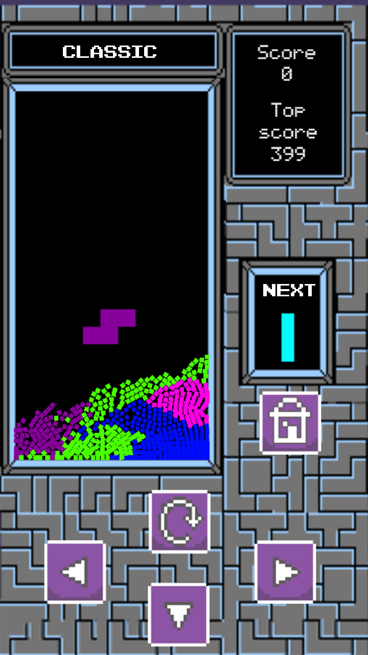 Setris Sand Block Puzzle Game Screenshot