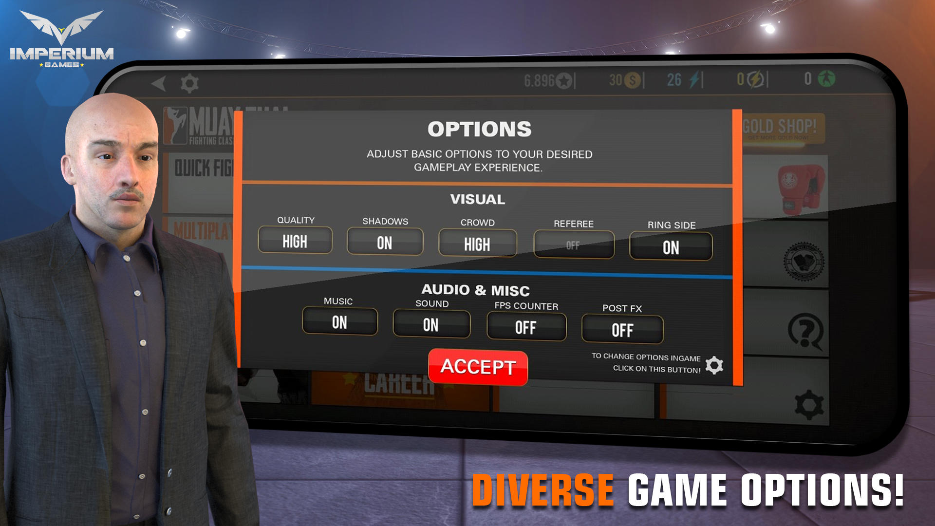 Muay Thai 2 - Fighting Clash Game Screenshot