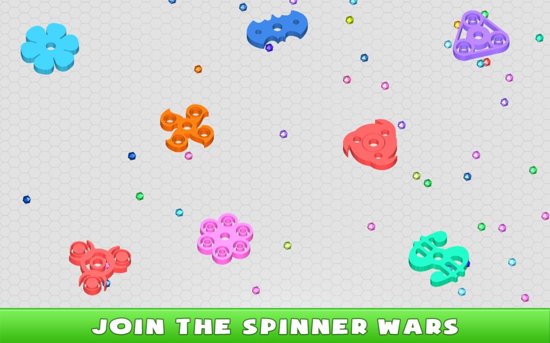 Screenshot of Spinning.io 3D : Fidget Spinner Tops Wars
