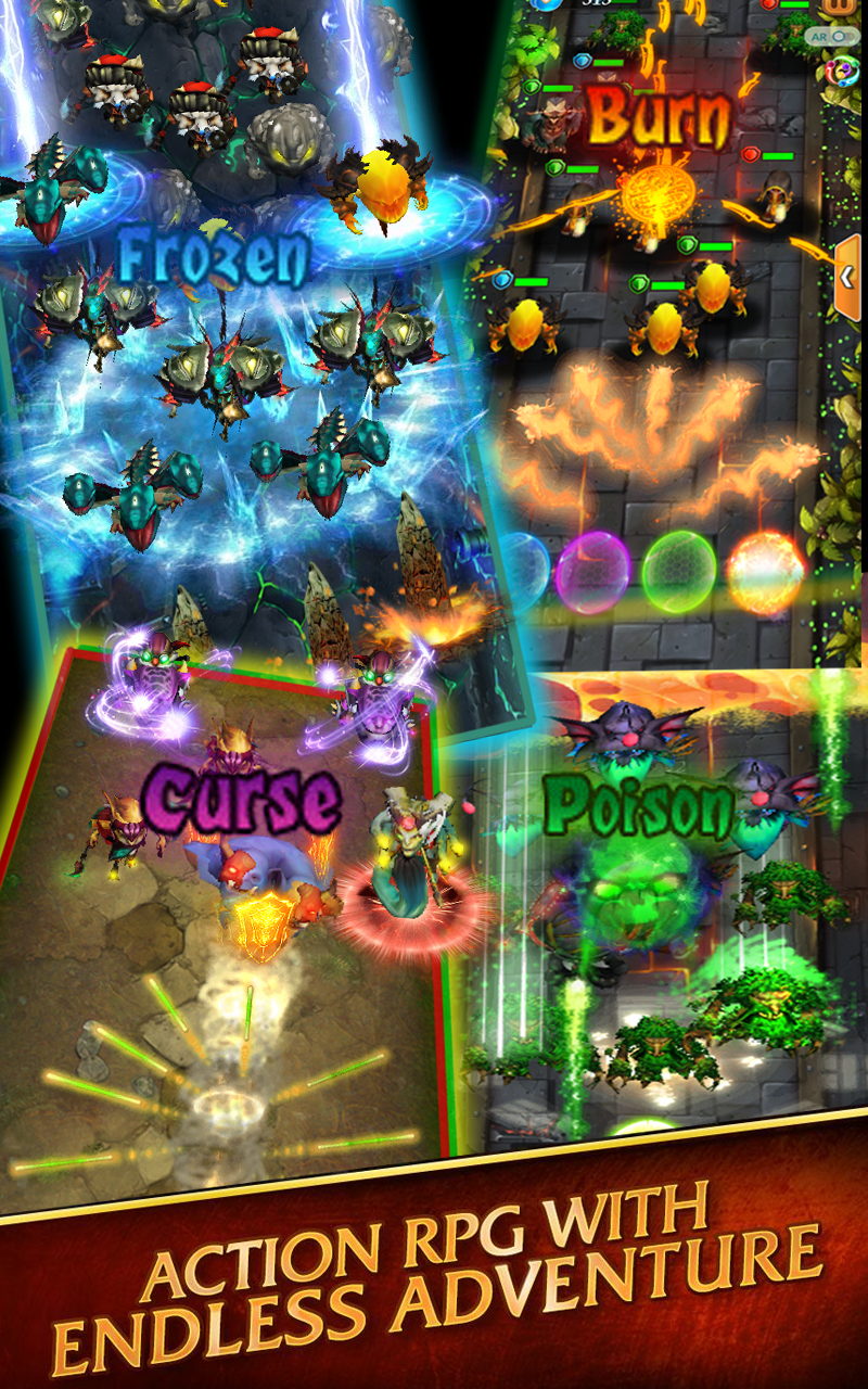 Element defender : Heroes Tap Game Screenshot