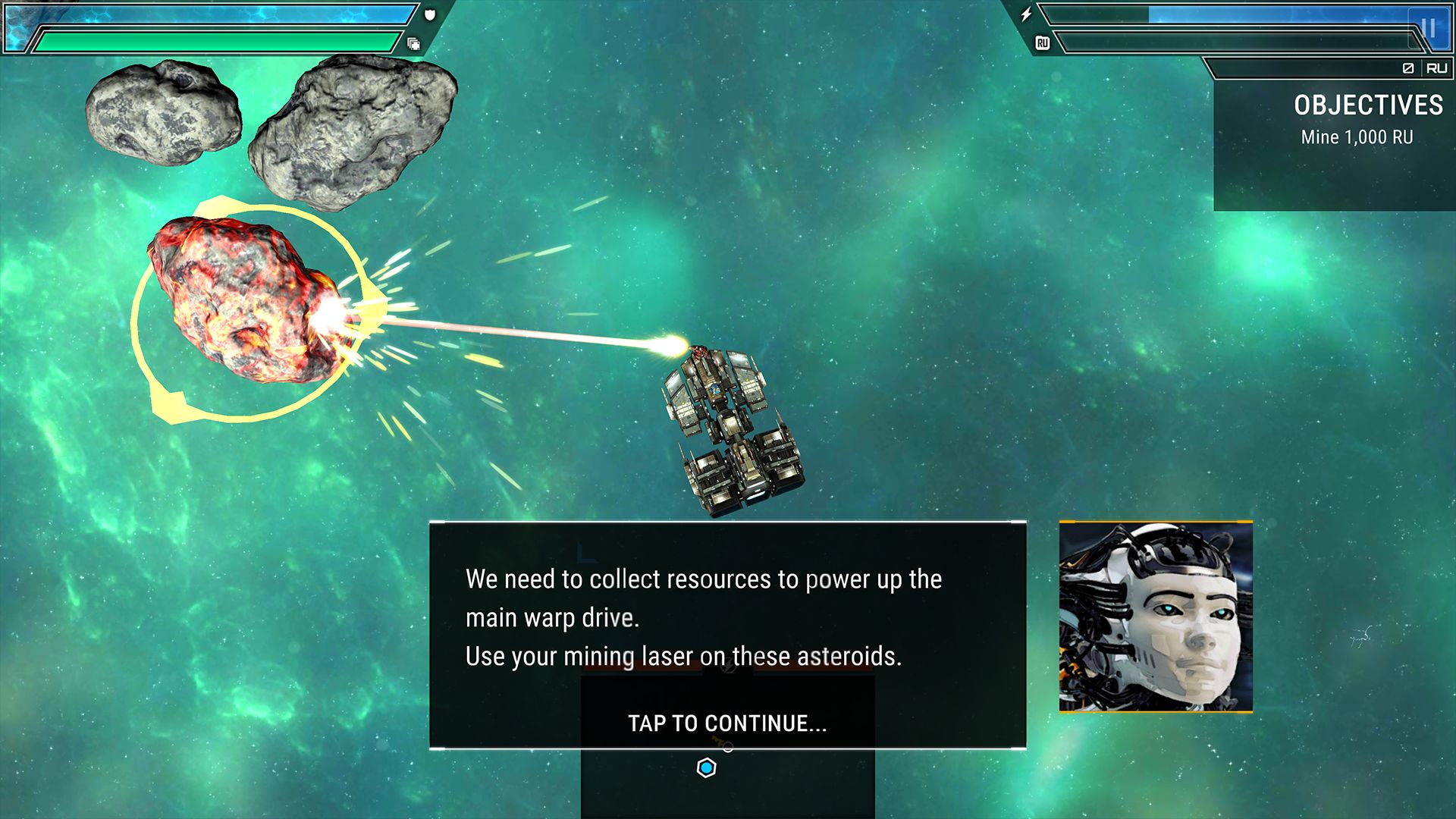 Screenshot of Starlost - Space Shooter