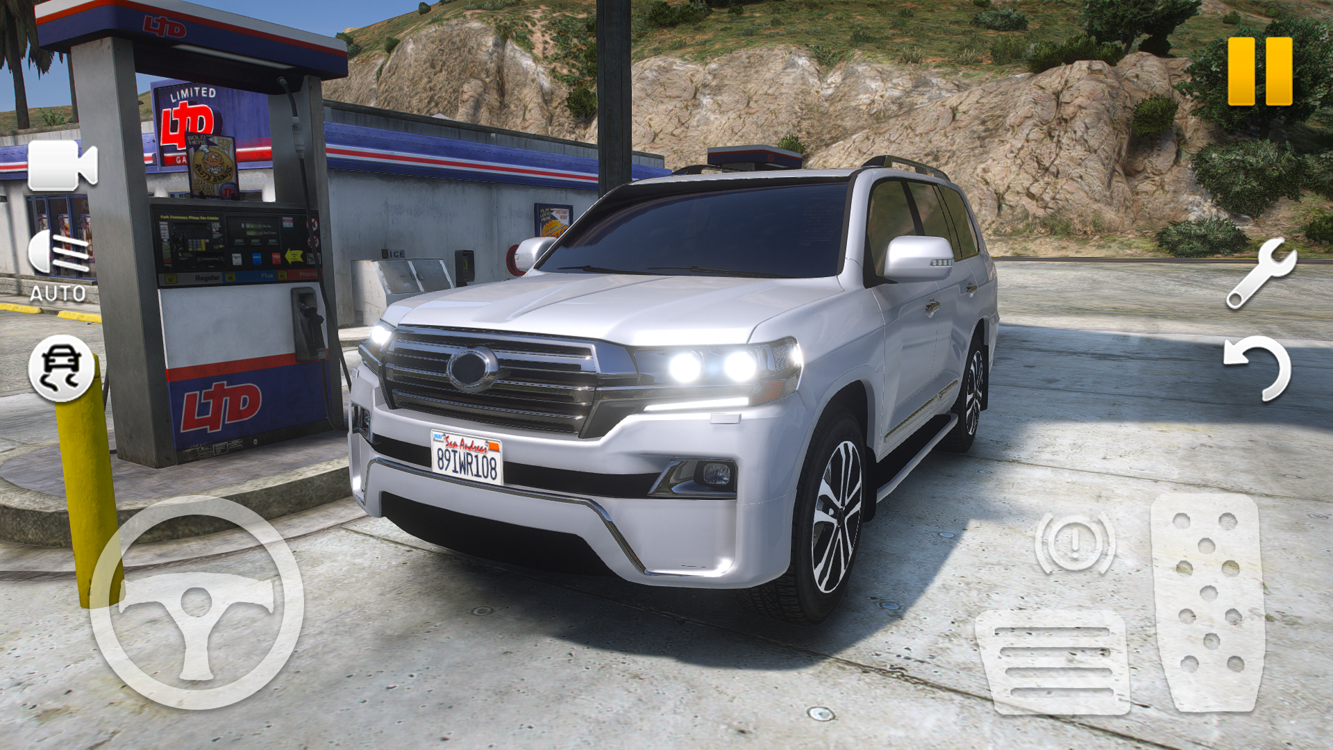 Toyota Land Cruiser Simulator Game Screenshot