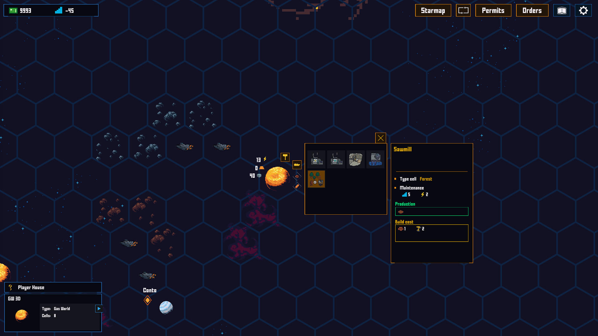 Screenshot of Cosmos Imperius