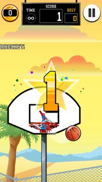 Cuplikan Layar Game Basket Fall