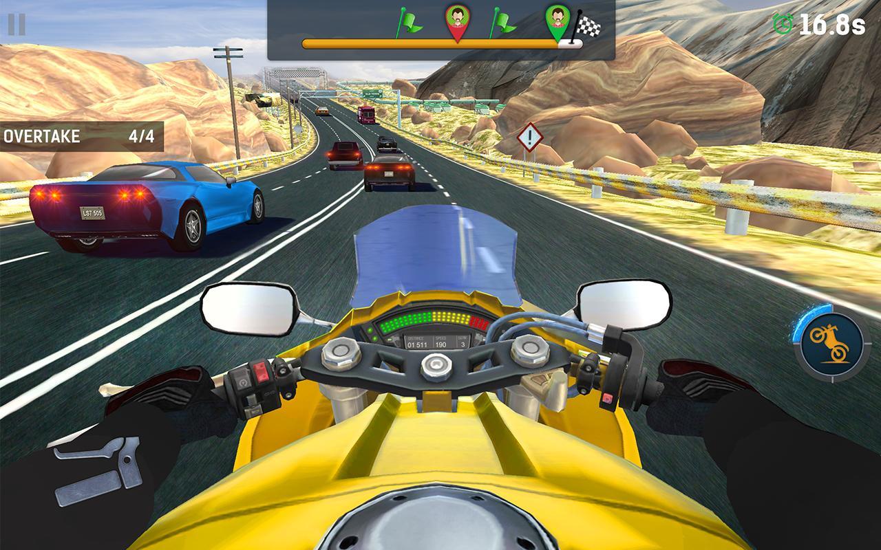 Bike Rider Mobile: Racing Duels & Highway Traffic Game Screenshot