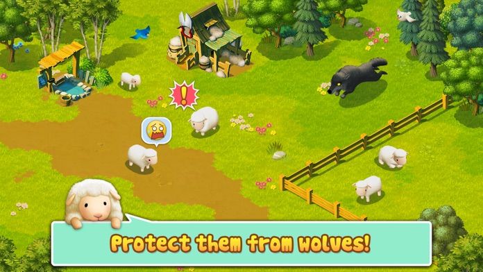 Tiny Sheep : 양들의 목장 게임 스크린 샷