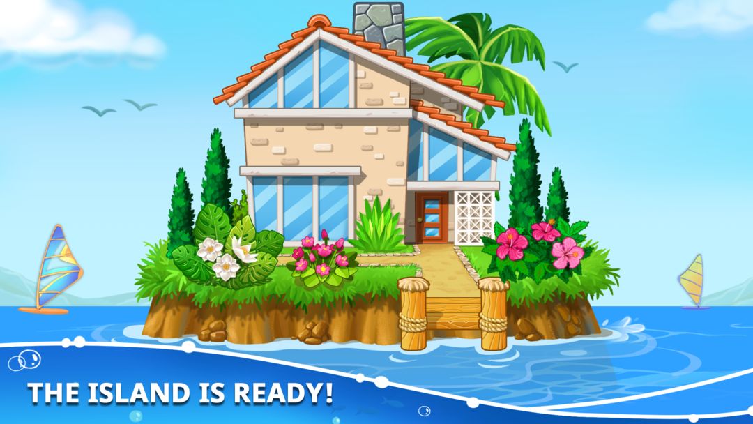 Screenshot of Island building! Build a house