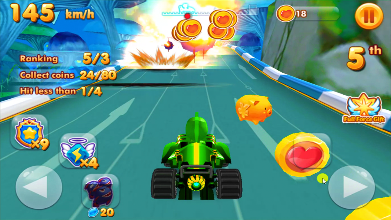 PJ Masks Rush: Kart Racing ゲームのスクリーンショット