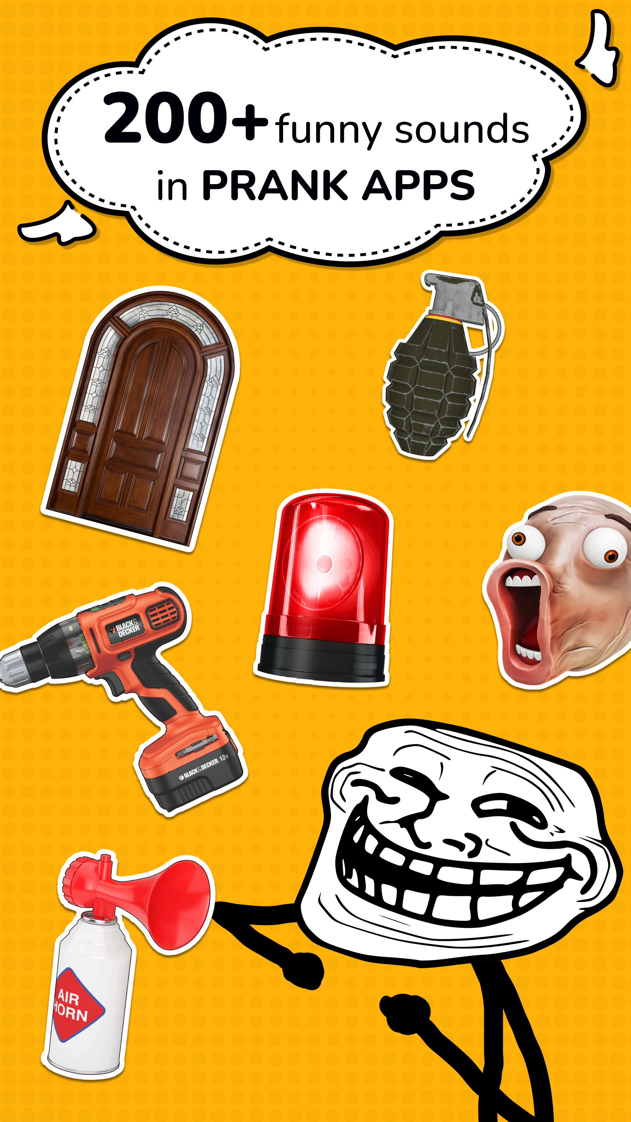 Prank apps: Horn, Siren Sounds 게임 스크린샷