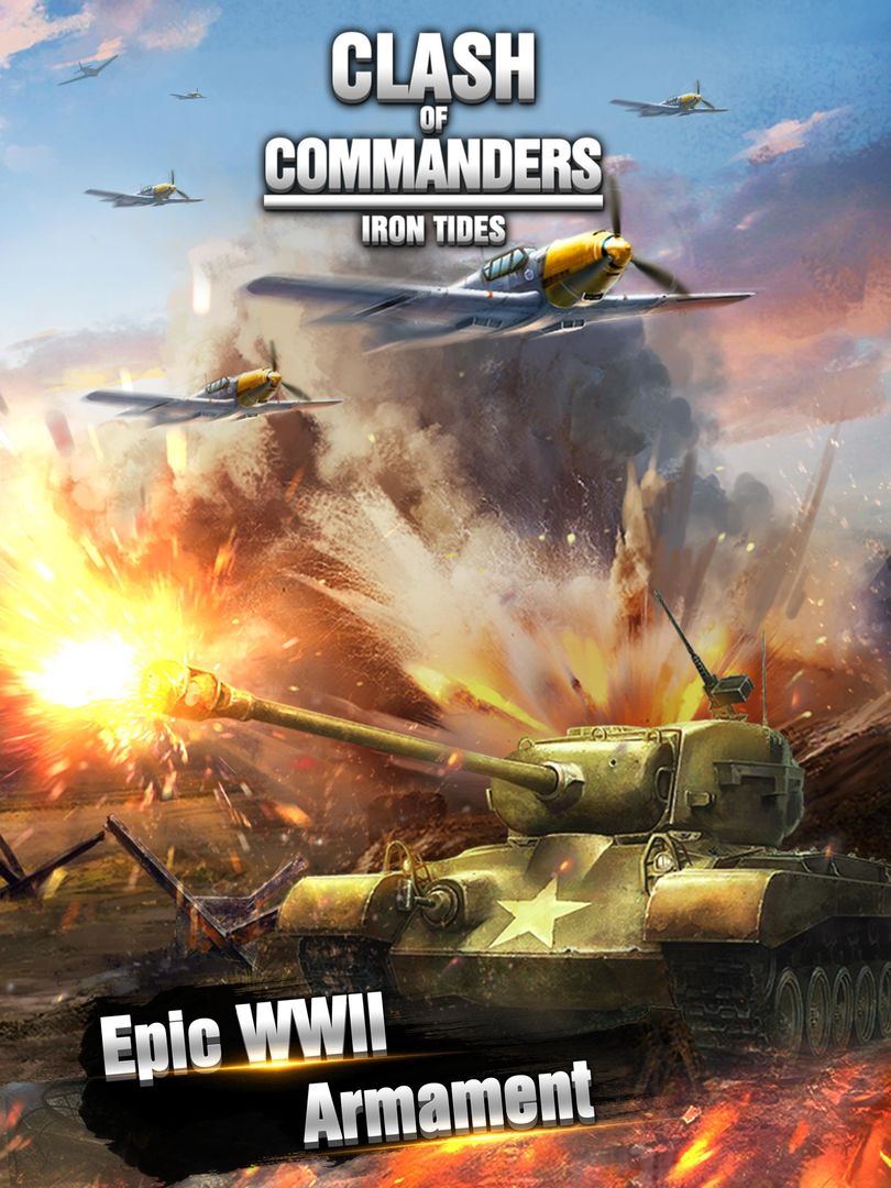 Clash of Commanders-Iron Tides 게임 스크린 샷