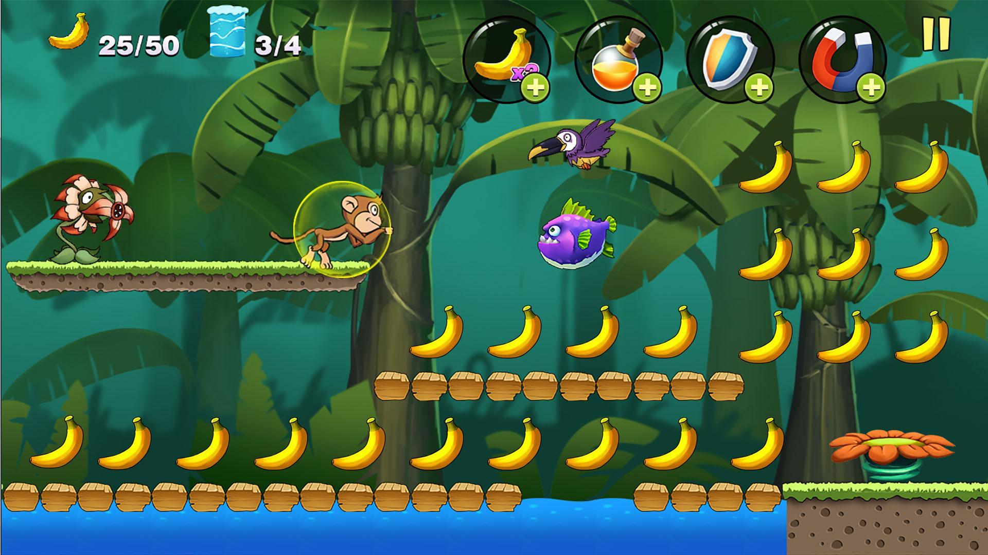 Banana World - Banana Jungle ภาพหน้าจอเกม