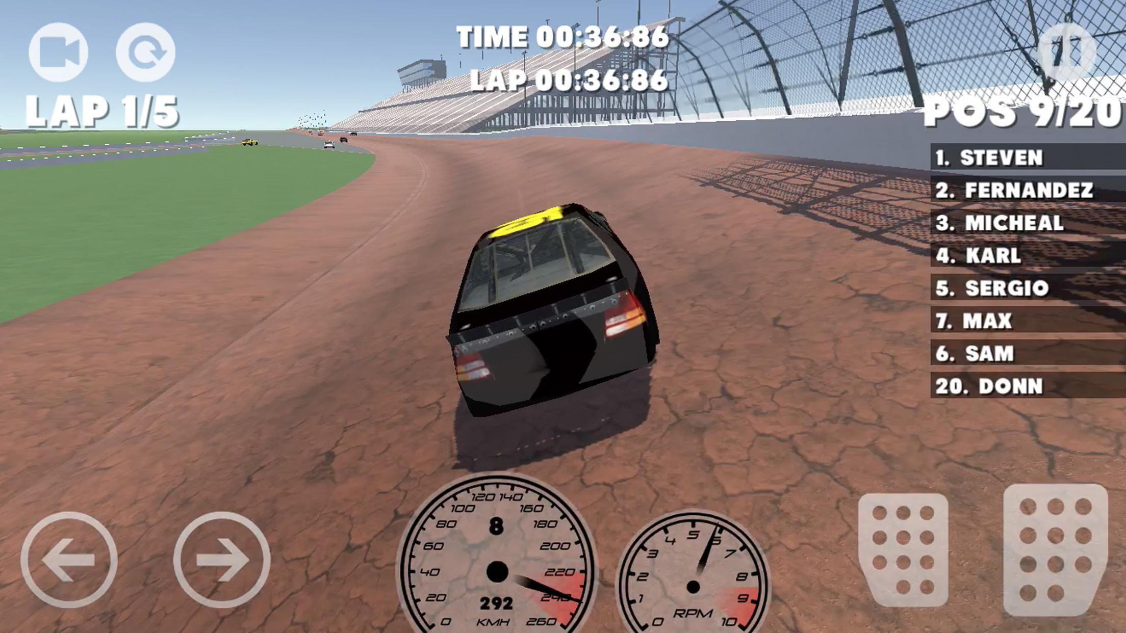 Screenshot of Dirt Track American Racing
