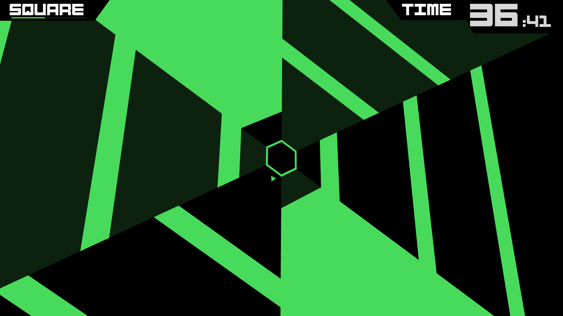 Super Hexagon Game Screenshot