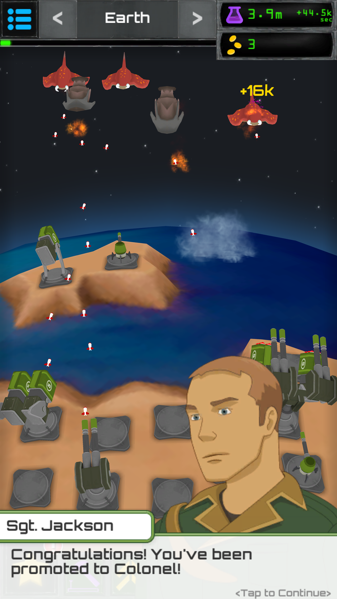 Turret Fusion Idle Clicker Game Screenshot