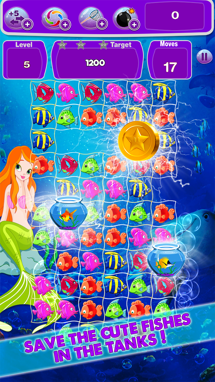 Crazy Mermaid Fish Fun - Pro Game Screenshot