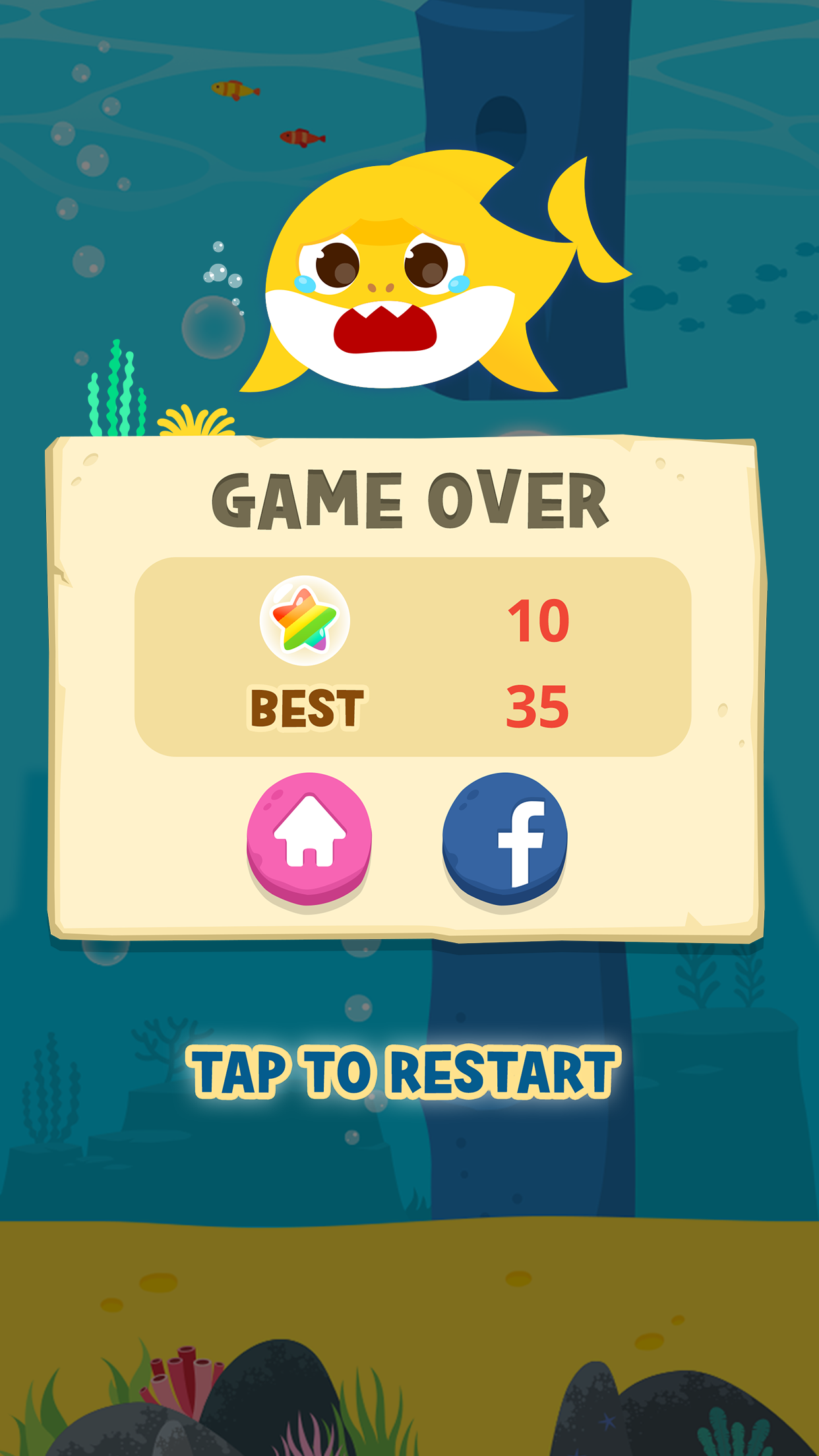 Baby Shark RUN ภาพหน้าจอเกม