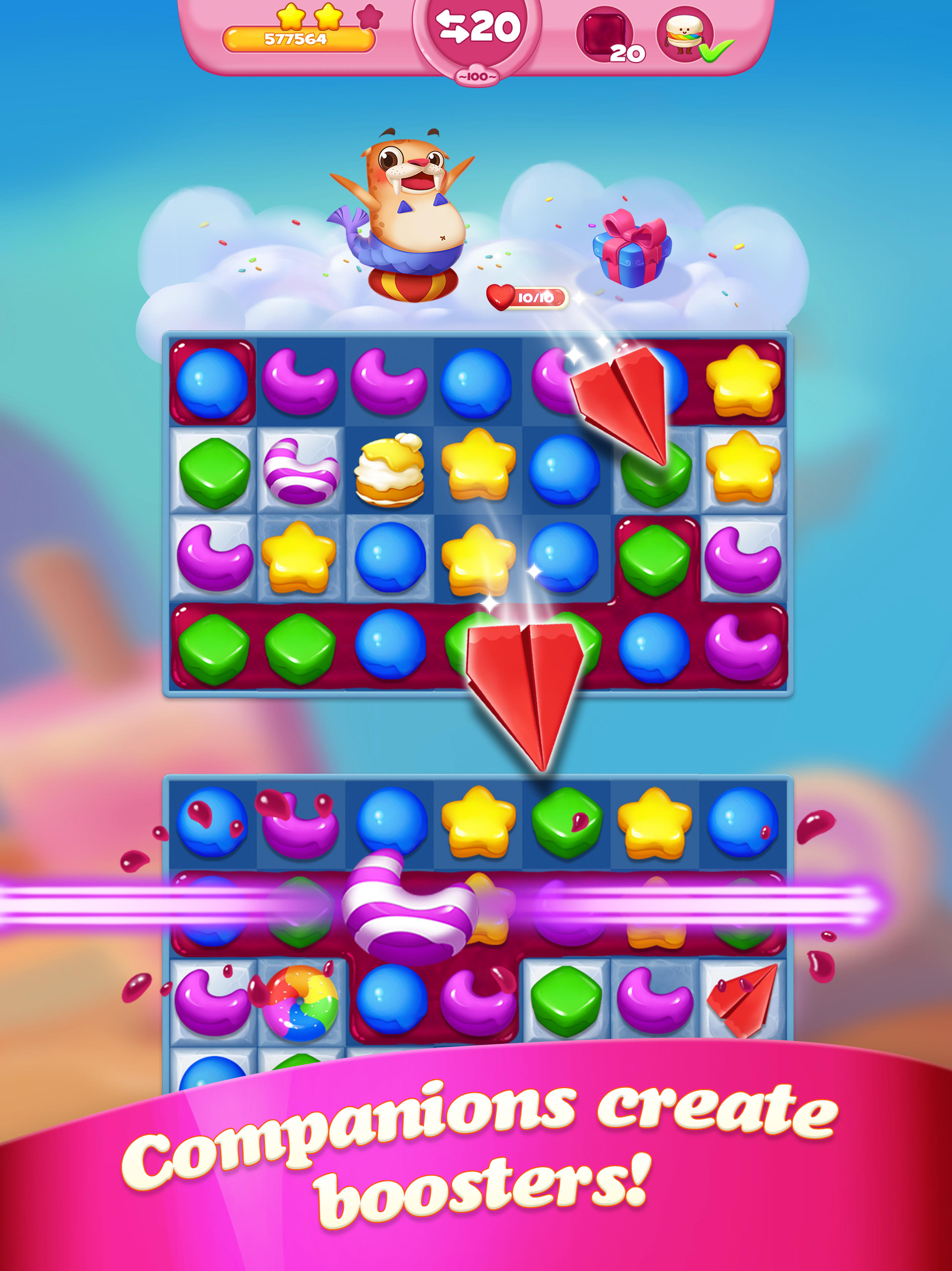 Cakingdom Match® Cookie Crush Game Screenshot