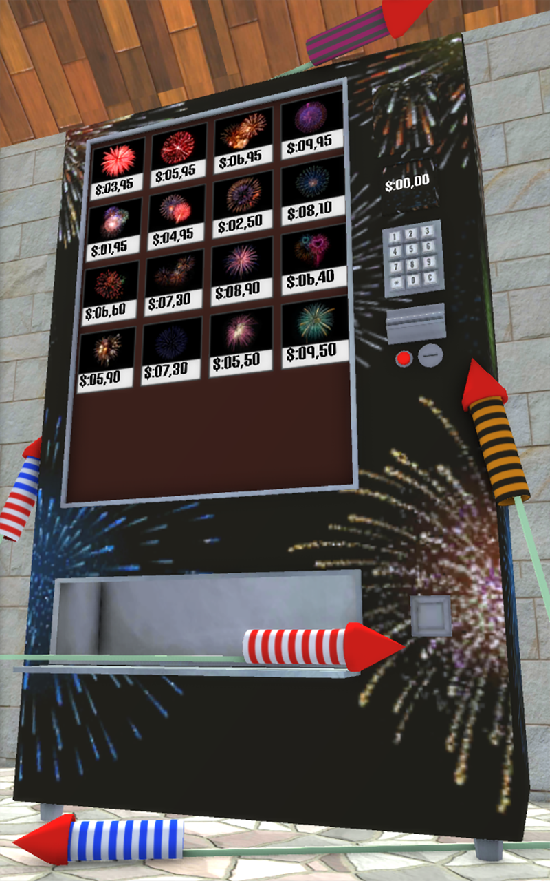 Fireworks Vending Machine NY Game Screenshot