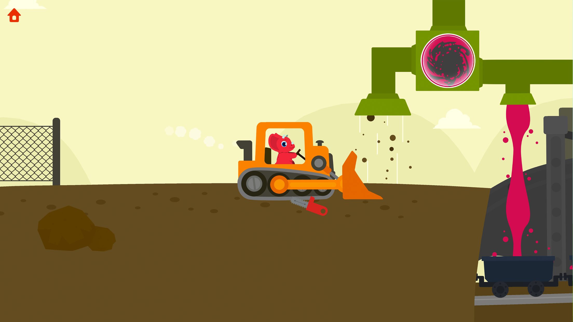 Screenshot of Dinosaur Digger 2 Truck Games