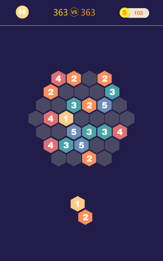 Puzzle King Plaza Game Screenshot