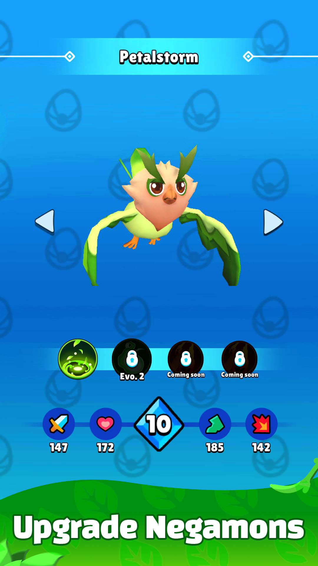 Screenshot of Negamons: Monster Trainer