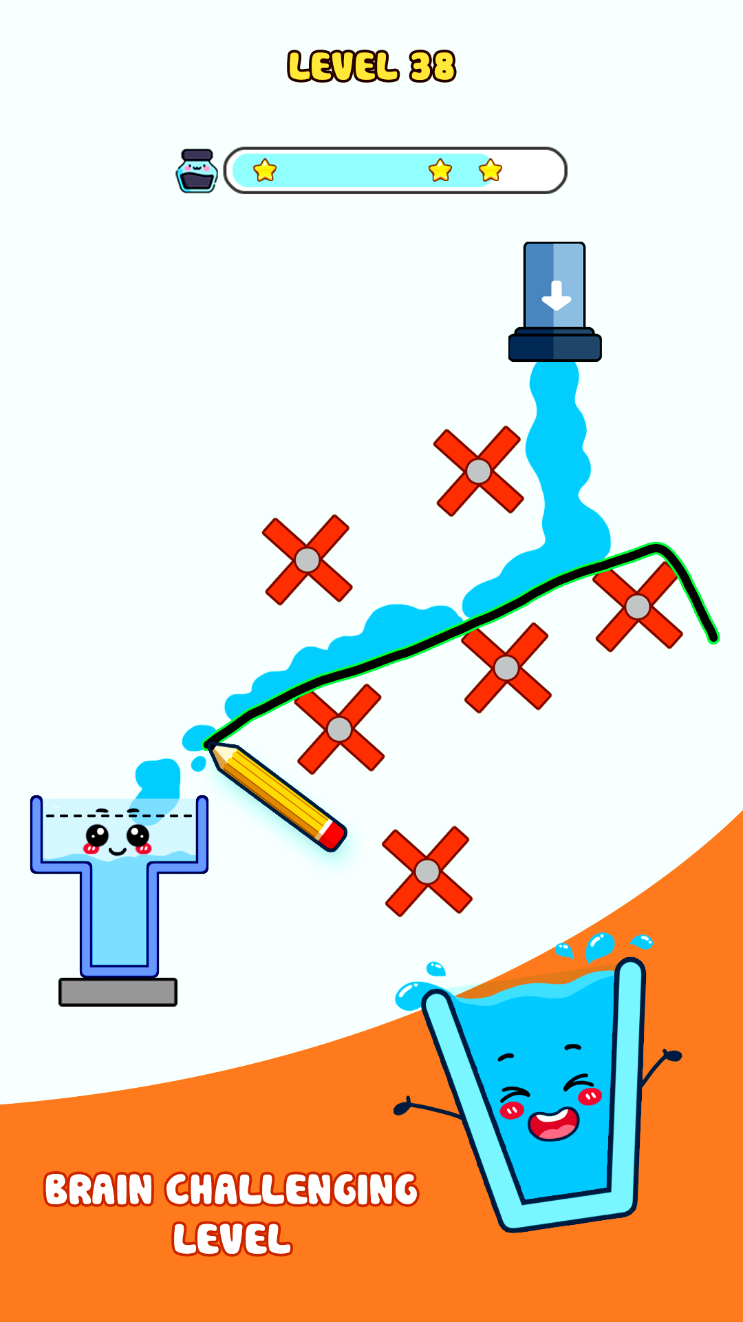 Happy Glass : Draw Line Game android iOS-TapTap