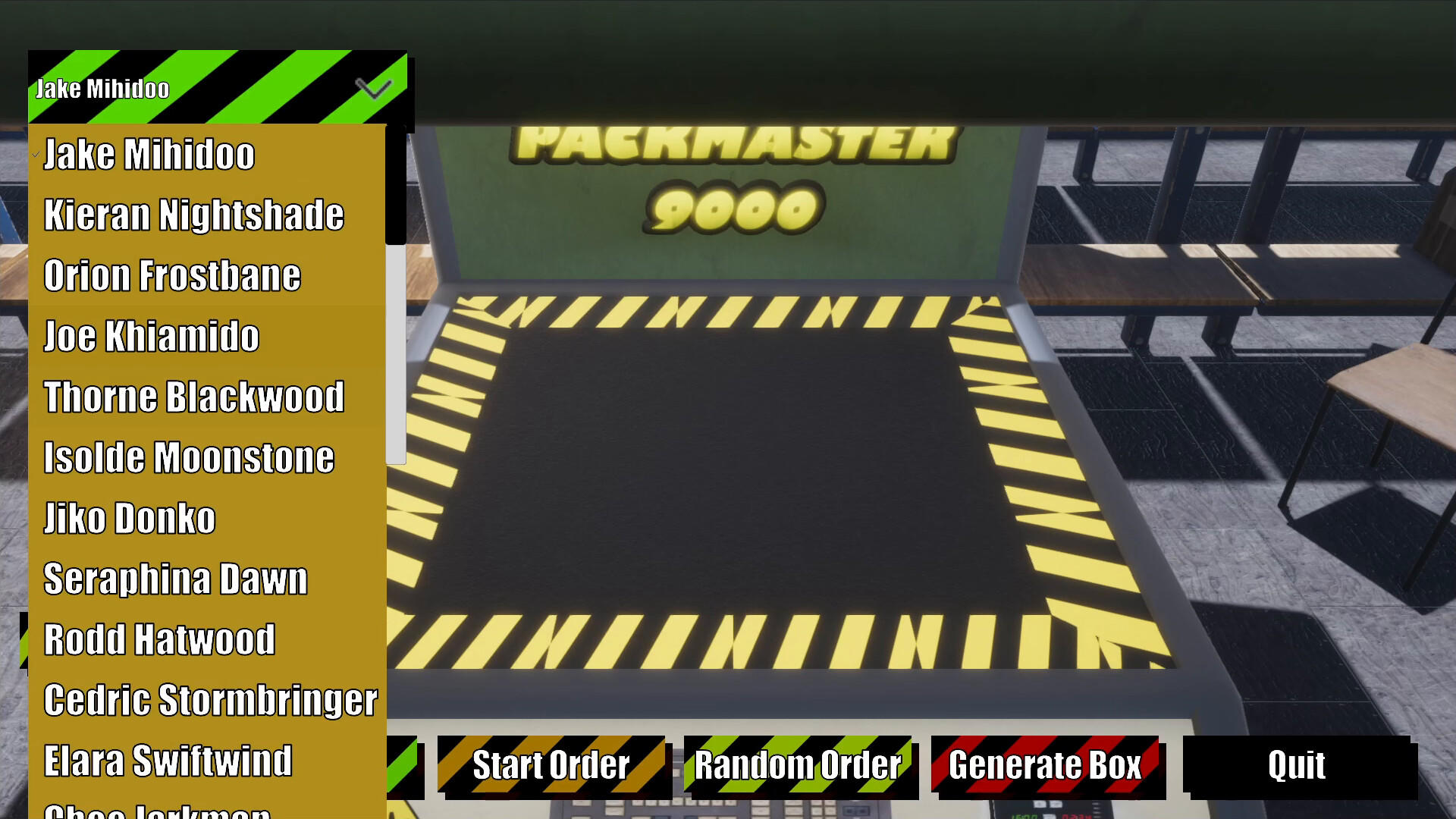 Screenshot of Parcel Packing Simulator