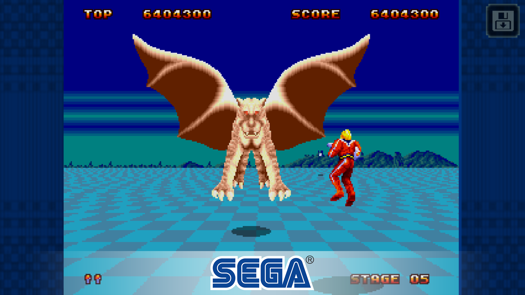 Space Harrier II Classic ภาพหน้าจอเกม