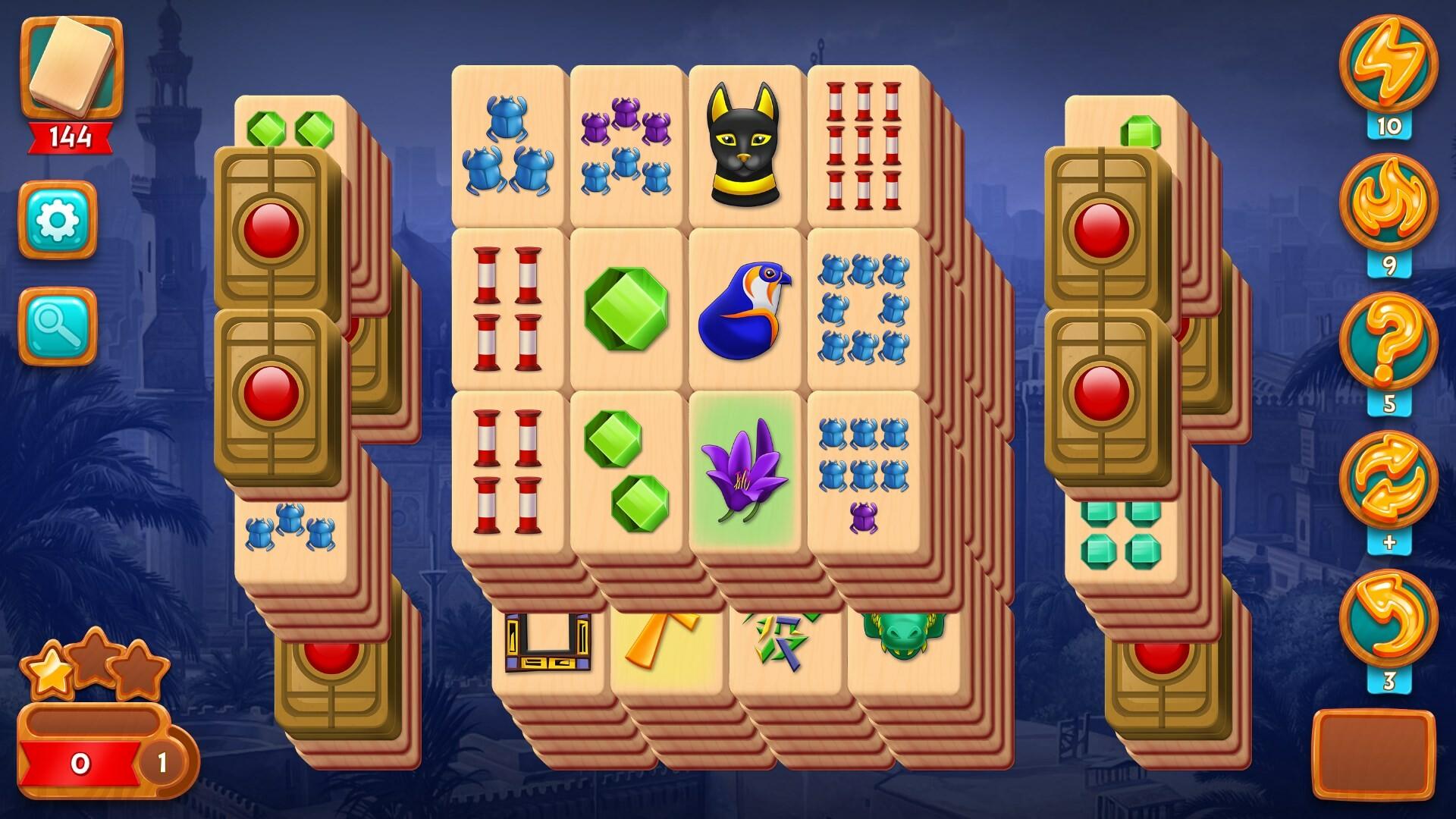 Mahjong Riddles: Egypt Game Screenshot