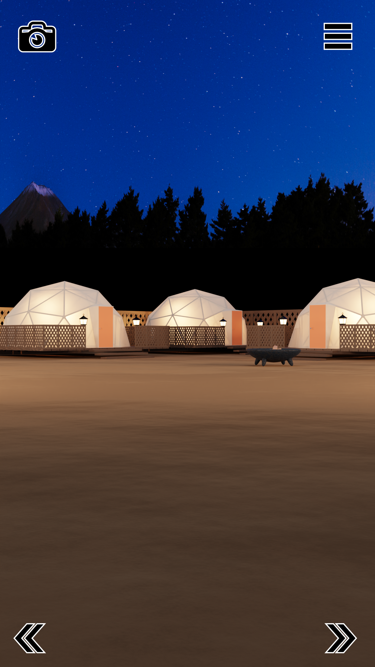 Escape Game Glamping Game Screenshot