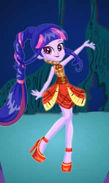 Dress up Twilight Sparkle Game Screenshot