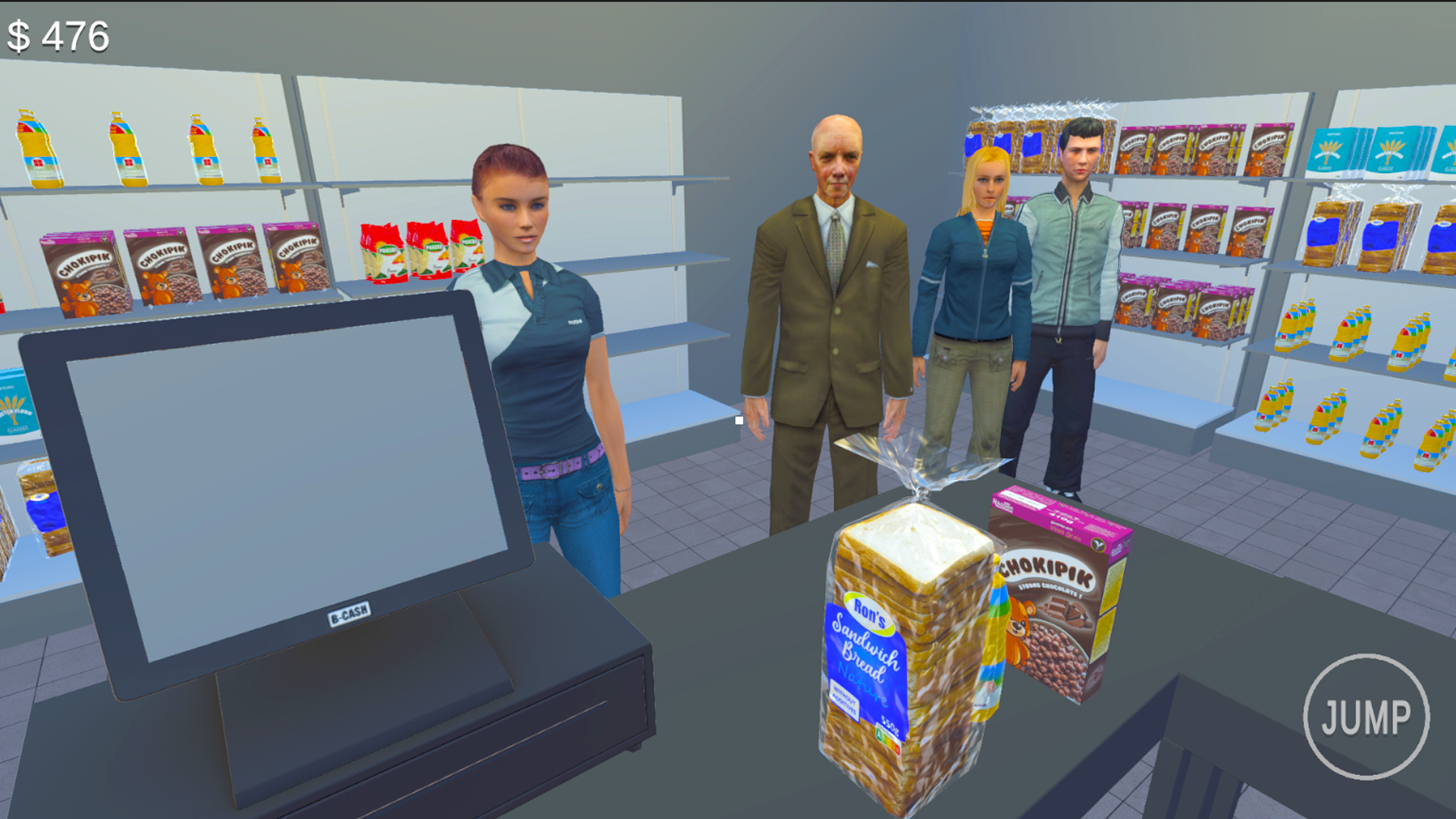 Screenshot of Supermarket Simulator Store 3D