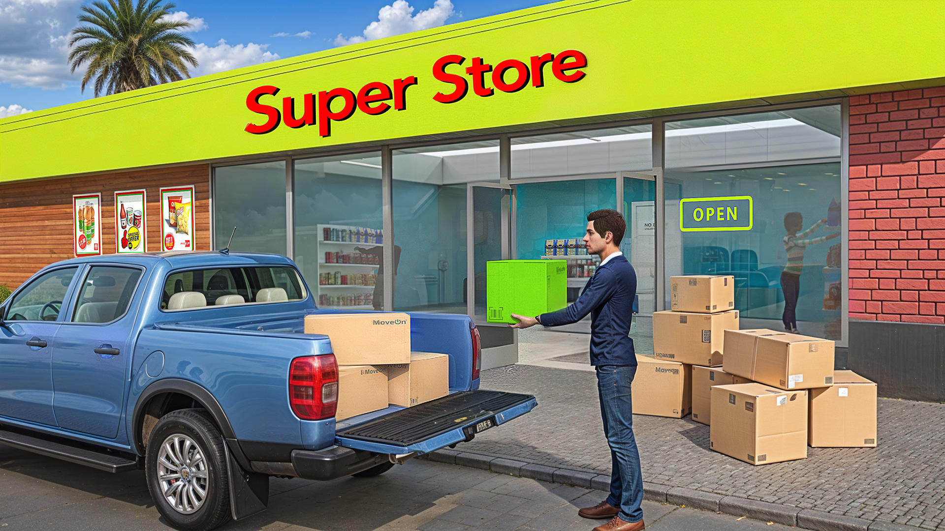 Manage Your Own Supermarket Game Screenshot