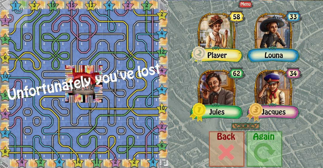 Screenshot of Metro - the board game