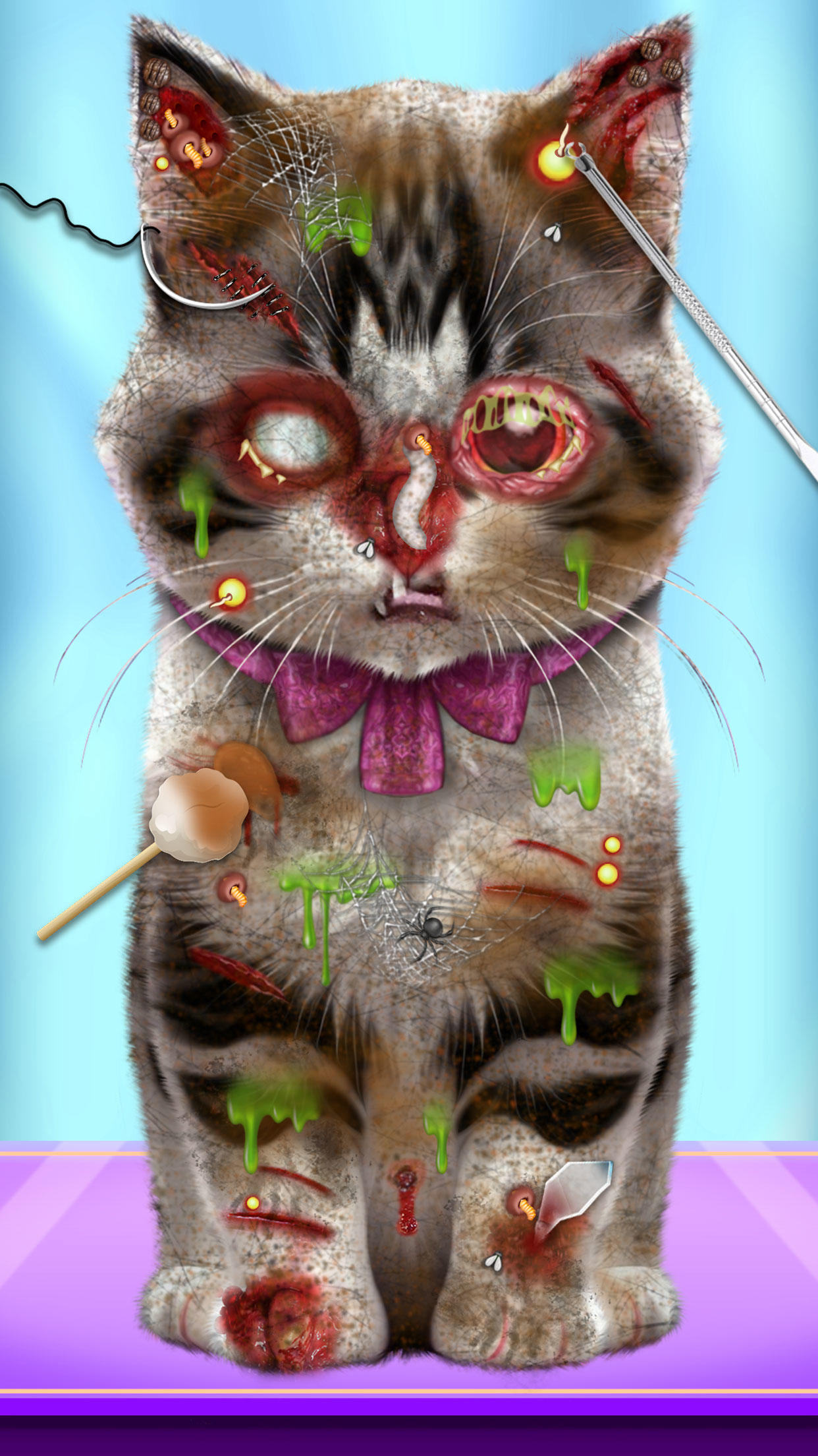 Cat Makeover Salon ASMR Game Game Screenshot