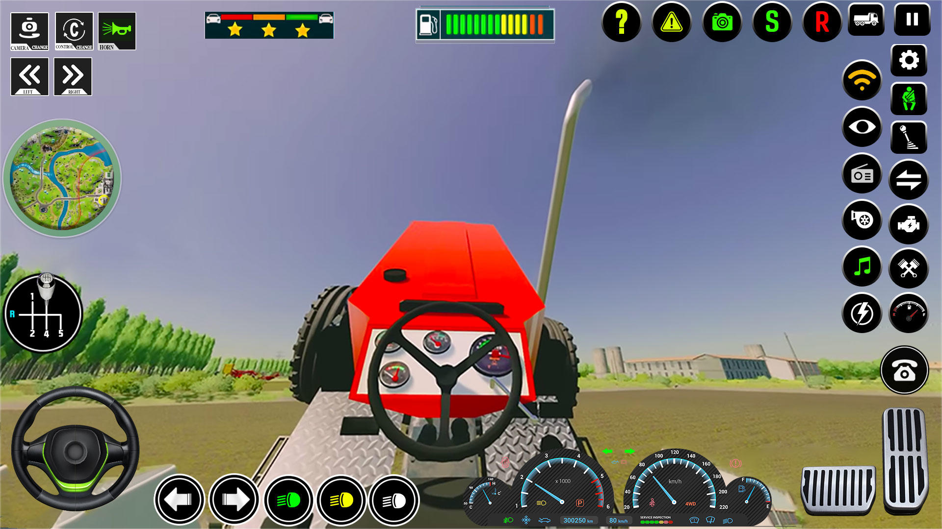 Tractor Game - Farm Drive Game Game Screenshot