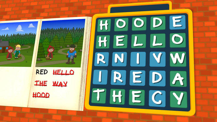 Storybook Wordsearch - Red Riding Hood 遊戲截圖