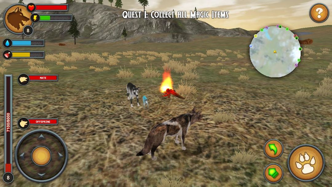 Screenshot of Wolves of the Arctic