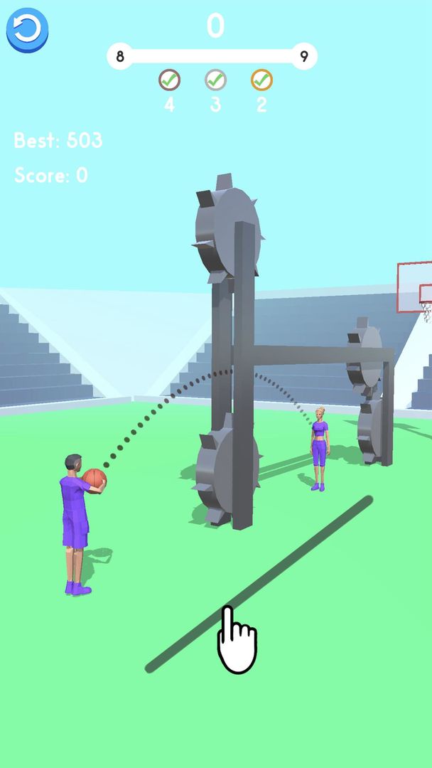 Ball Pass 3D screenshot game