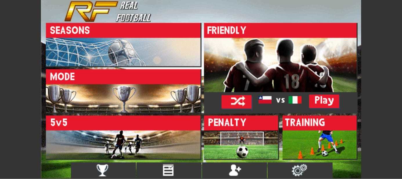 Real Football screenshot game