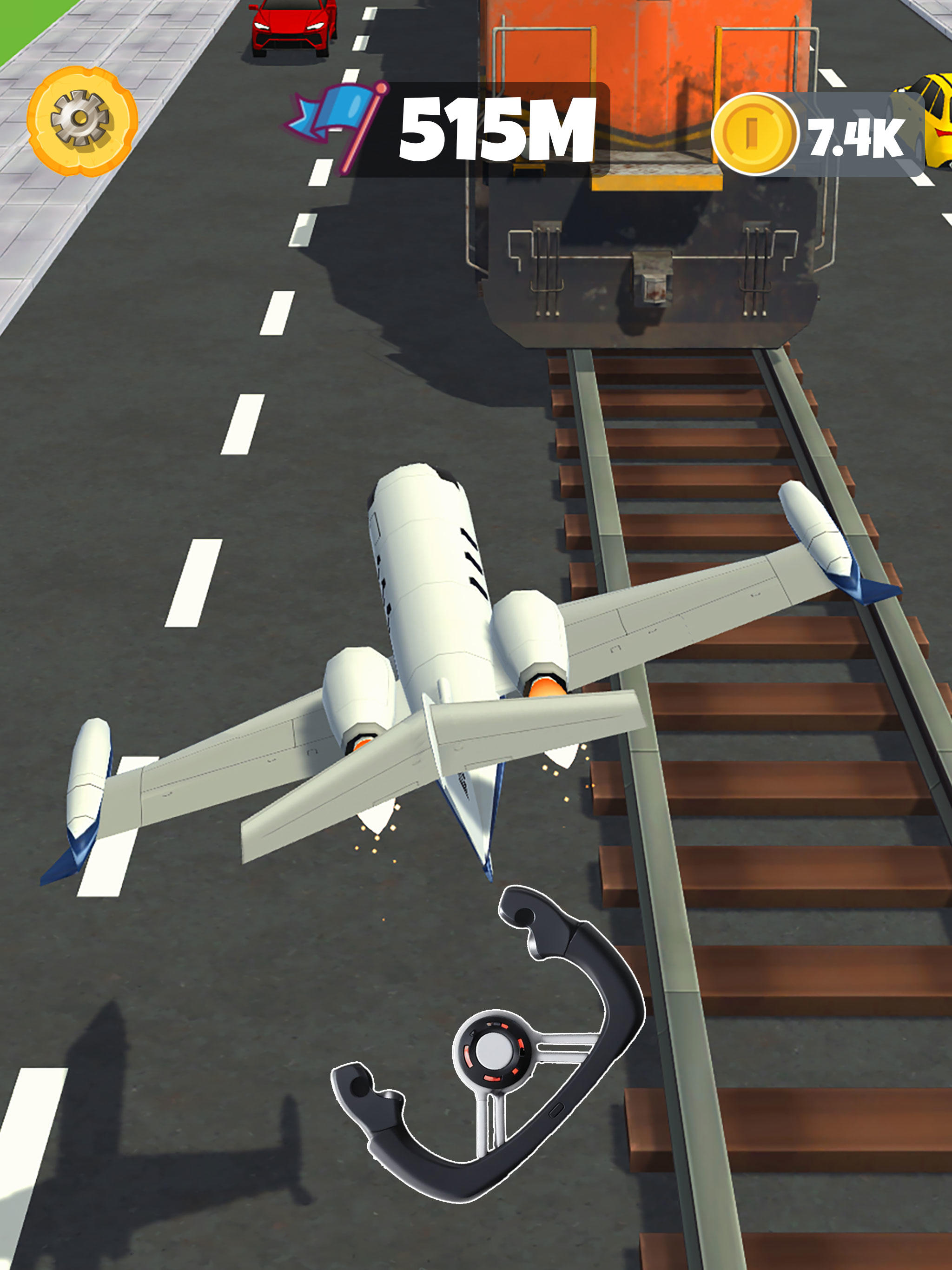 Sling Plane 3D - Sky Crash Jet 遊戲截圖