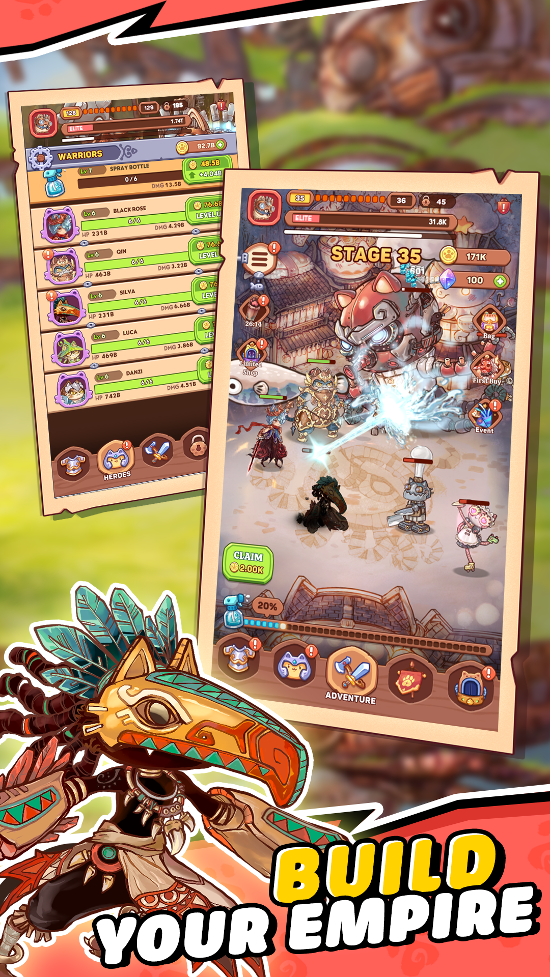 Meow Meow Warriors Game Screenshot