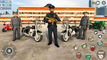 Us Police Bike Cop Sim 3d Game Game Screenshot