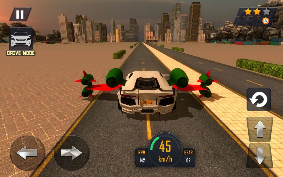Flying Car Stunts 2016遊戲截圖